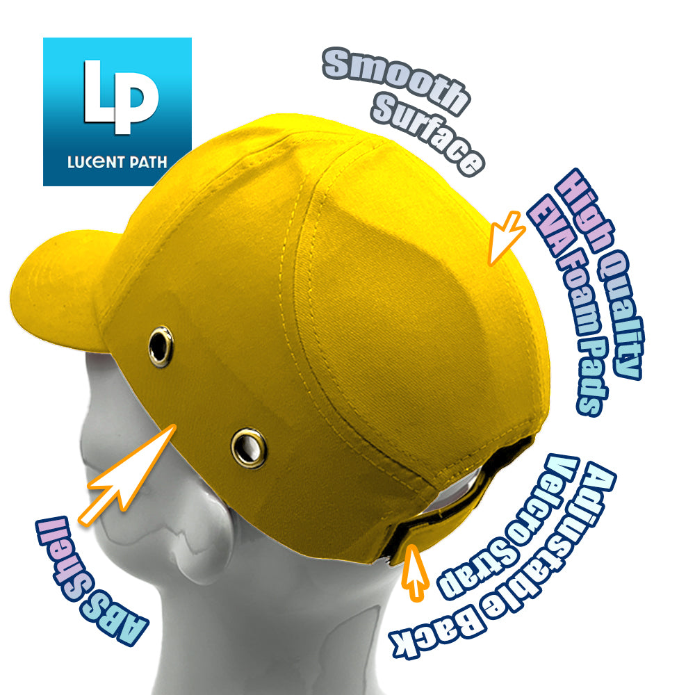Lucent Path Yellow Baseball Bump Cap