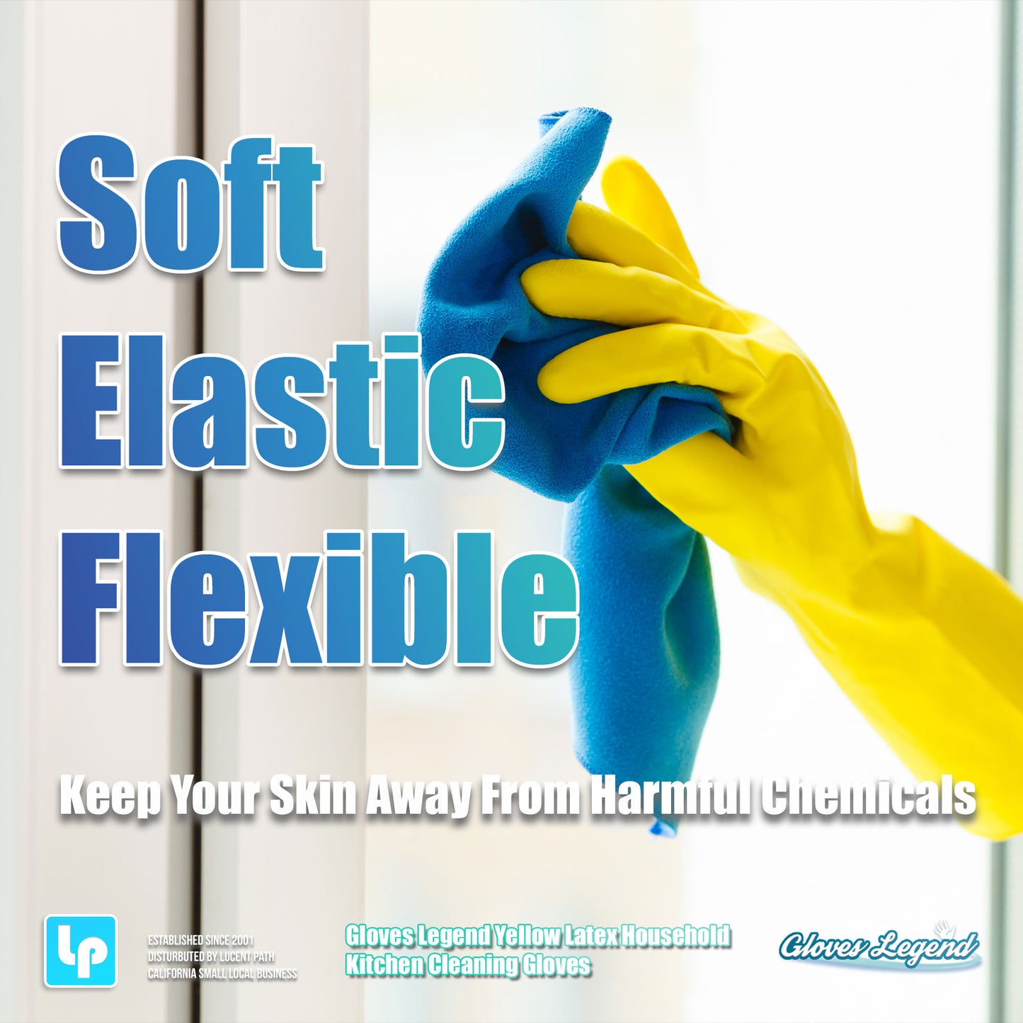 Medium - 12 Pairs (24 Gloves) Gloves Legend 12" Yellow Latex Household Kitchen Cleaning Dishwashing Gloves - 18 mil