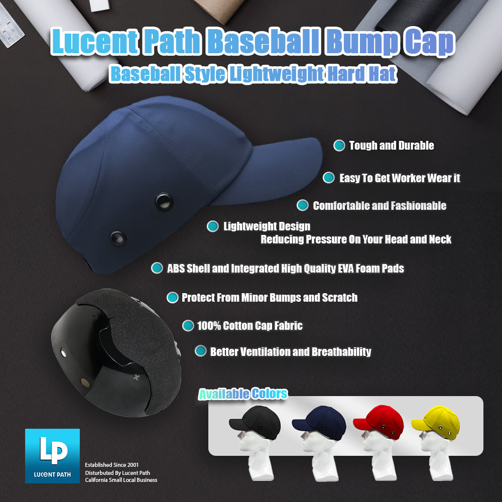 Blue Baseball Bump Caps