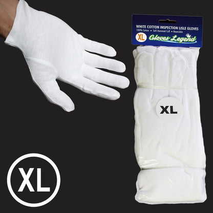 Gloves Legend White Cotton Moisturizing Parade Jewelry Silver Costumes Inspection Gloves